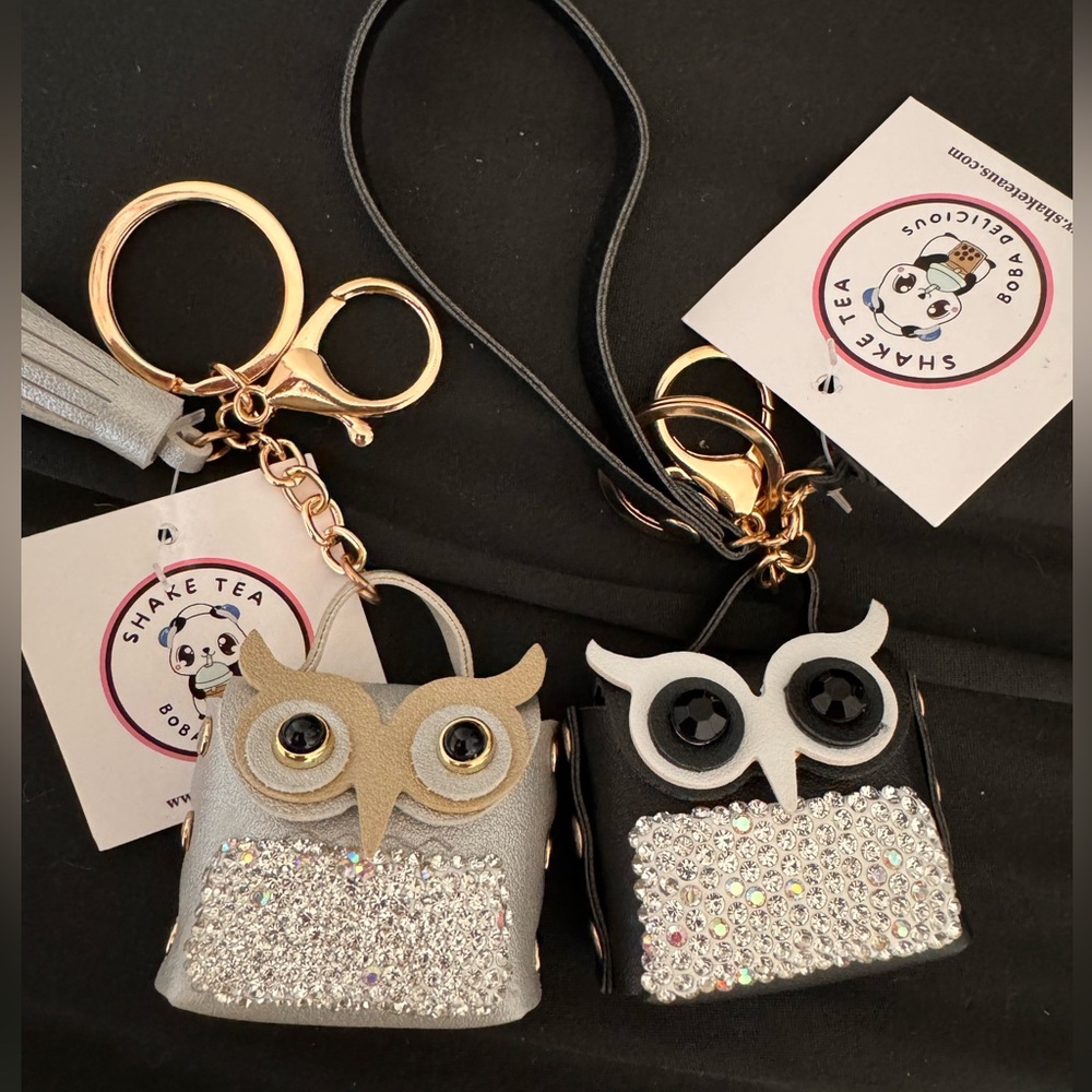 Cute lil carrier/ min keychain charm purse.